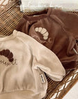 Croissant Velour Sweatshirt (Bebe)