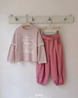 Little Foxx – Ecru Jogger Pants