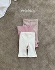 Little Foxx – Basil Ribbed Bootcut Pants