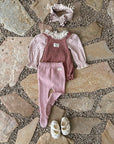 Little Foxx – Tone Tone Ribbon Footed Leggings