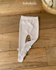 Little Foxx – Tone Tone Ribbon Footed Leggings