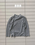 Little Foxx – Stripe Half Turtleneck Tee