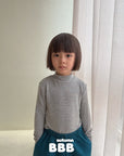 Little Foxx – Stripe Half Turtleneck Tee