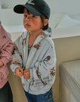 Little Foxx – Lion Graphic Hood Zip-up