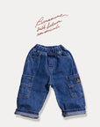 Little Foxx – Pocket Cargo Denim Pants