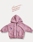 Little Foxx – Chello Flower Pigment Hood Zip-up