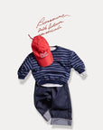 Little Foxx – Wide Roll-up Non Faded Pants