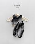 Little Foxx – Striped Vest Top & Bottom Set