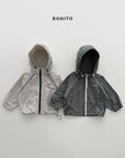 Little Foxx – Check Stripe Windbreaker
