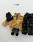 Little Foxx – Check Placket Fleeced