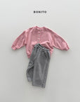 Little Foxx – Raw Edge Henley Sweatshirt
