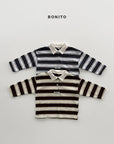 Little Foxx – Stripe Collar Tee