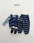 Little Foxx – Stripe Knit Jogger Pants
