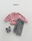 Little Foxx – Raw Edge Henley Sweatshirt