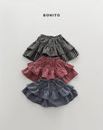 Little Foxx – Check Tiered Skirt