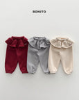 Little Foxx – Frill Embroidery Jogger Pants