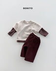 Little Foxx – Double Fleeced Raglan Layered Tee