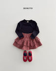 Little Foxx – Check Tiered Skirt