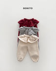 Little Foxx – Frill Embroidery Jogger Pants