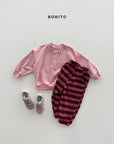 Little Foxx – Stripe Knit Jogger Pants