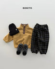 Little Foxx – Check Placket Fleeced