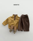 Little Foxx – Check Placket Fleeced