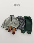Little Foxx – Cotton Candy Color Contrast Half Zip-up