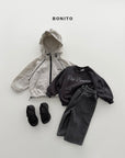 Little Foxx – Check Stripe Windbreaker
