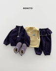 Little Foxx – Dot Half Zip-up Set