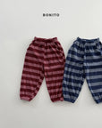 Little Foxx – Stripe Knit Jogger Pants
