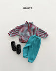 Little Foxx – Tumble Striped Half Zip-up