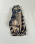 Denim Tone Pants - Gestreifte Hose im Ballonfit