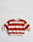Bold Stripe Bear Sweatshirt