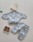 Fleece Bubble Top Bottom Set