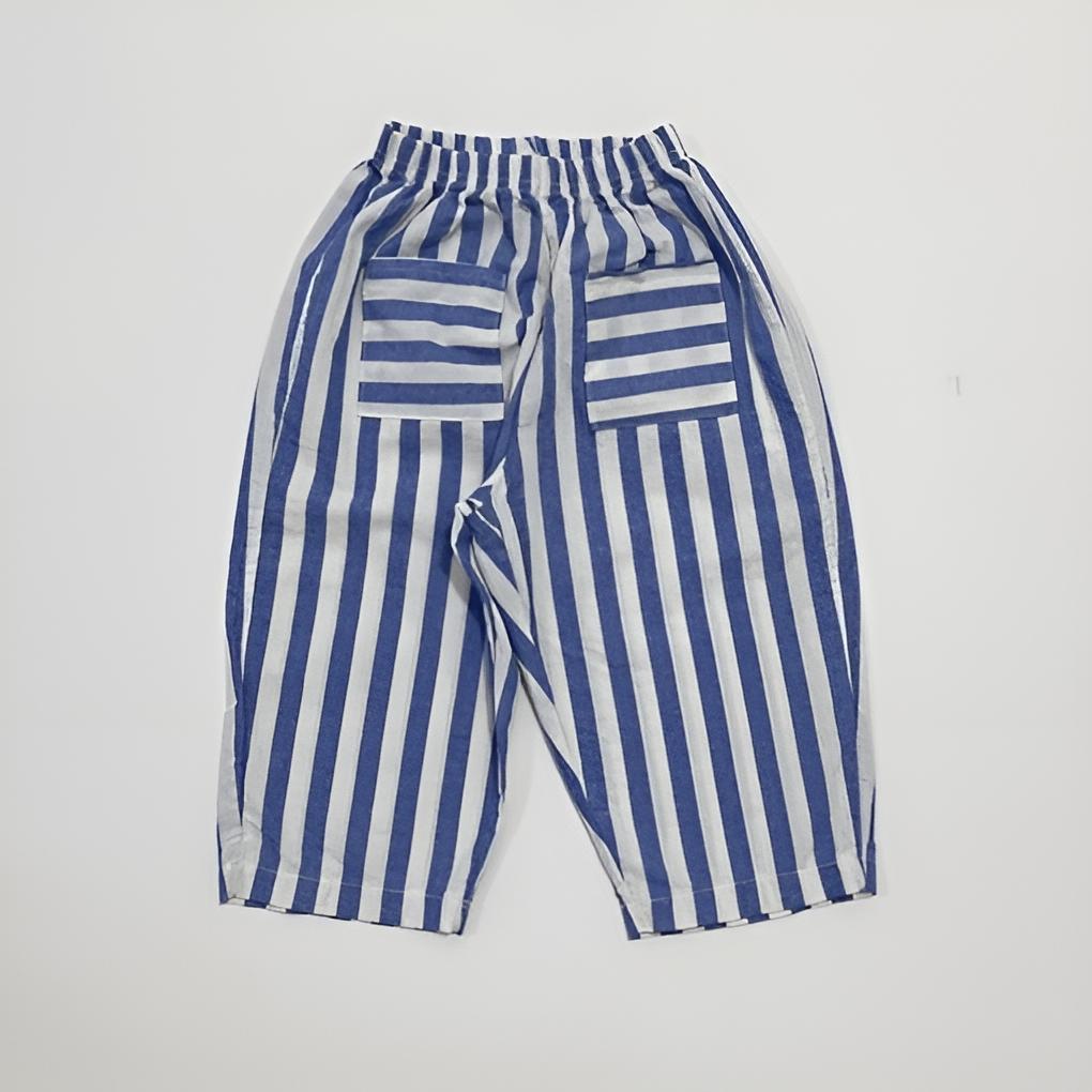 Stripe Pocket Pants – Casual pants with statement pockets
