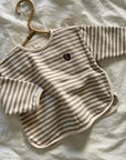 Heart Stripe Pullover – Sweatshirt mit Platz zum Wachsen