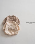 (Bebe) Winter Dino Romper