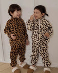 Leopard Anorak Set
