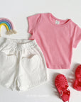 Rounded Hem Long Tee