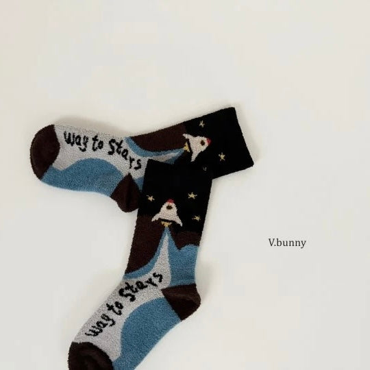 Spaceship Socks Set