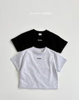 Lettering Embroidery Point Tee