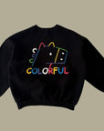 Colorful Fleece Sweatshirt