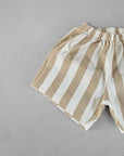 Sandy Stripes Shorts – Gestreifte Shorts mit entspannter Passform