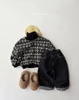 Snowflake Knit Sweatshirt