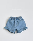 Princess Frill Denim Shorts