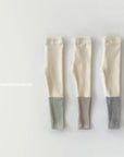 New Ribbed Color Block Leggings