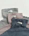 Loose Fit Stripe Turtleneck Tee