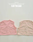 Corduroy Flower Vest