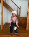 Little Foxx – Spy Fleeced Denim Pants