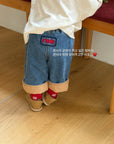 Little Foxx – Wash Roll-up Denim Pants